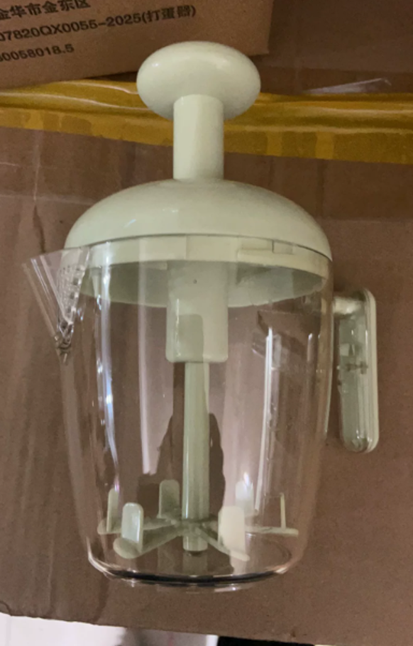 Multifunctional Manual Press Egg Whisker with Cup