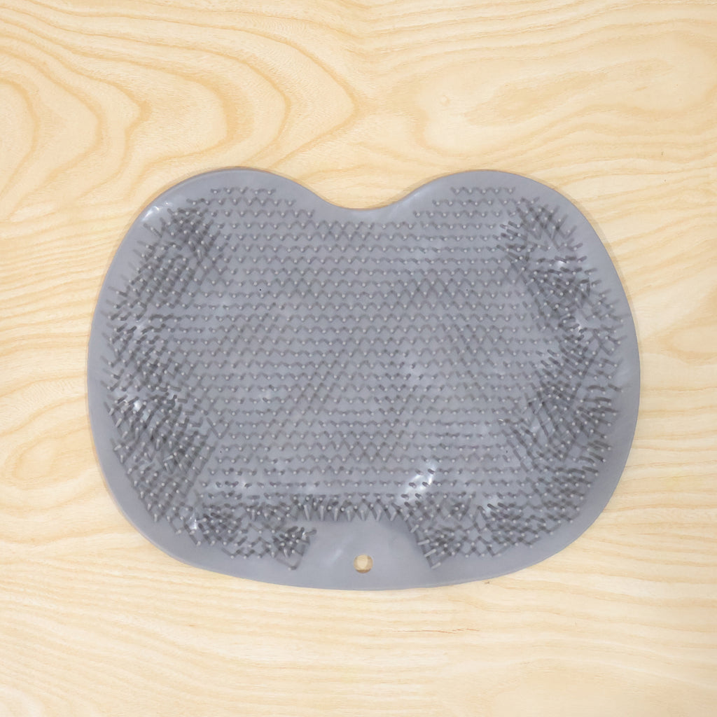 Silicone Bathroom Foot Cleaning Scrubber Mat (1 Pc 27x20 Cm)