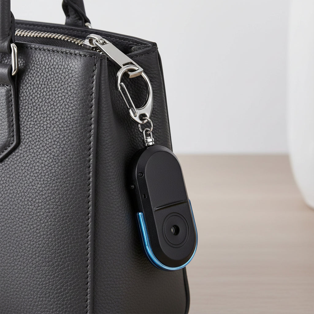 Personal Safety Alarm Keychain  Loud Emergency Siren With Led Light