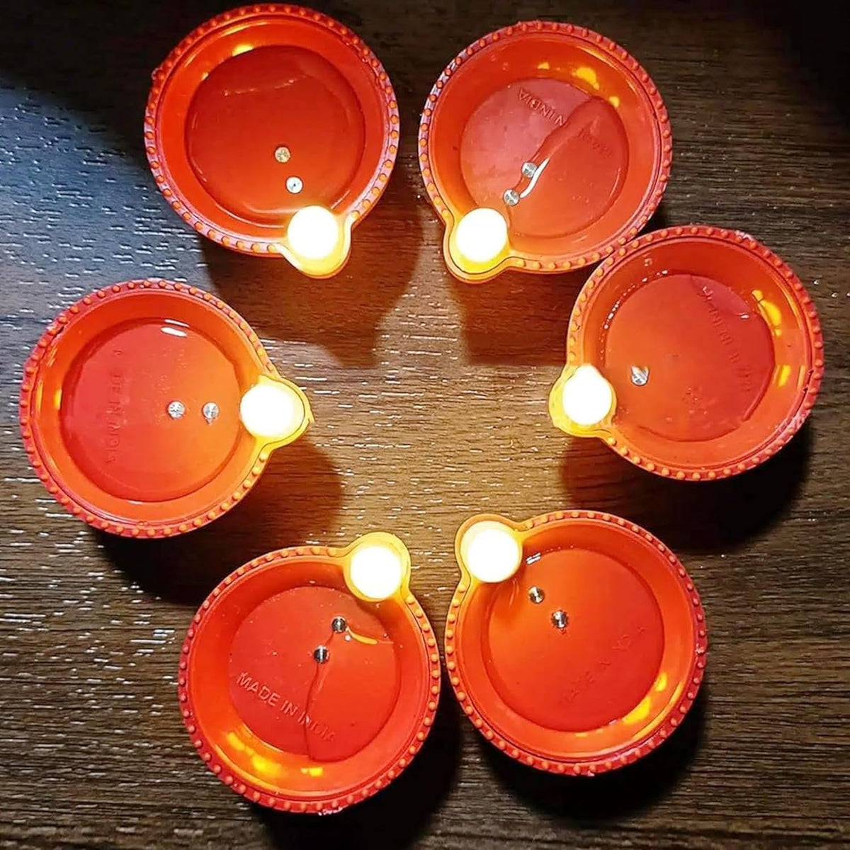 Water Sensor Diya Set (Pack Of 12)
