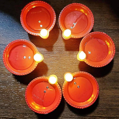 Water Sensor Diya Set (Pack Of 12)