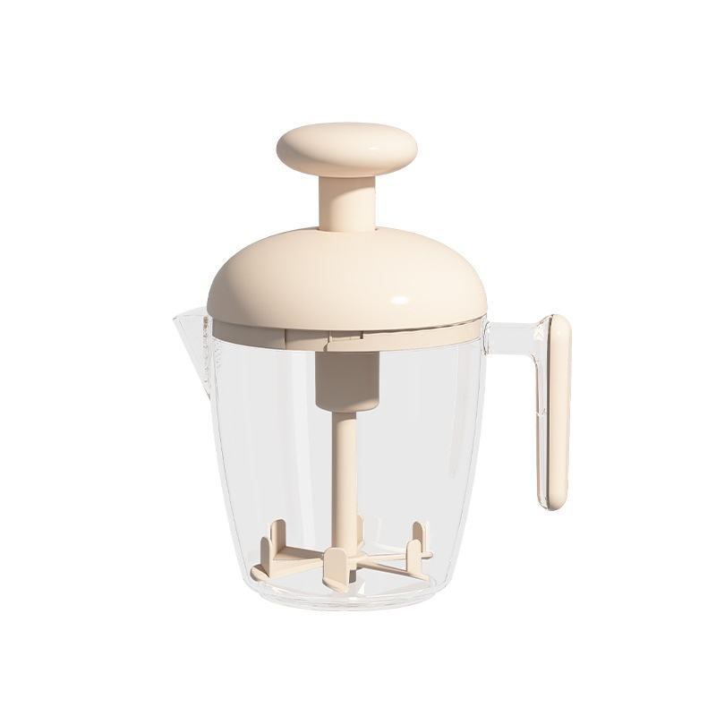 Multifunctional Manual Press Egg Whisker with Cup