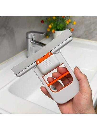 Handheld Mini Sponge Mop Squeeze Cleaner For Kitchen Counter And Glass (1 Pc)